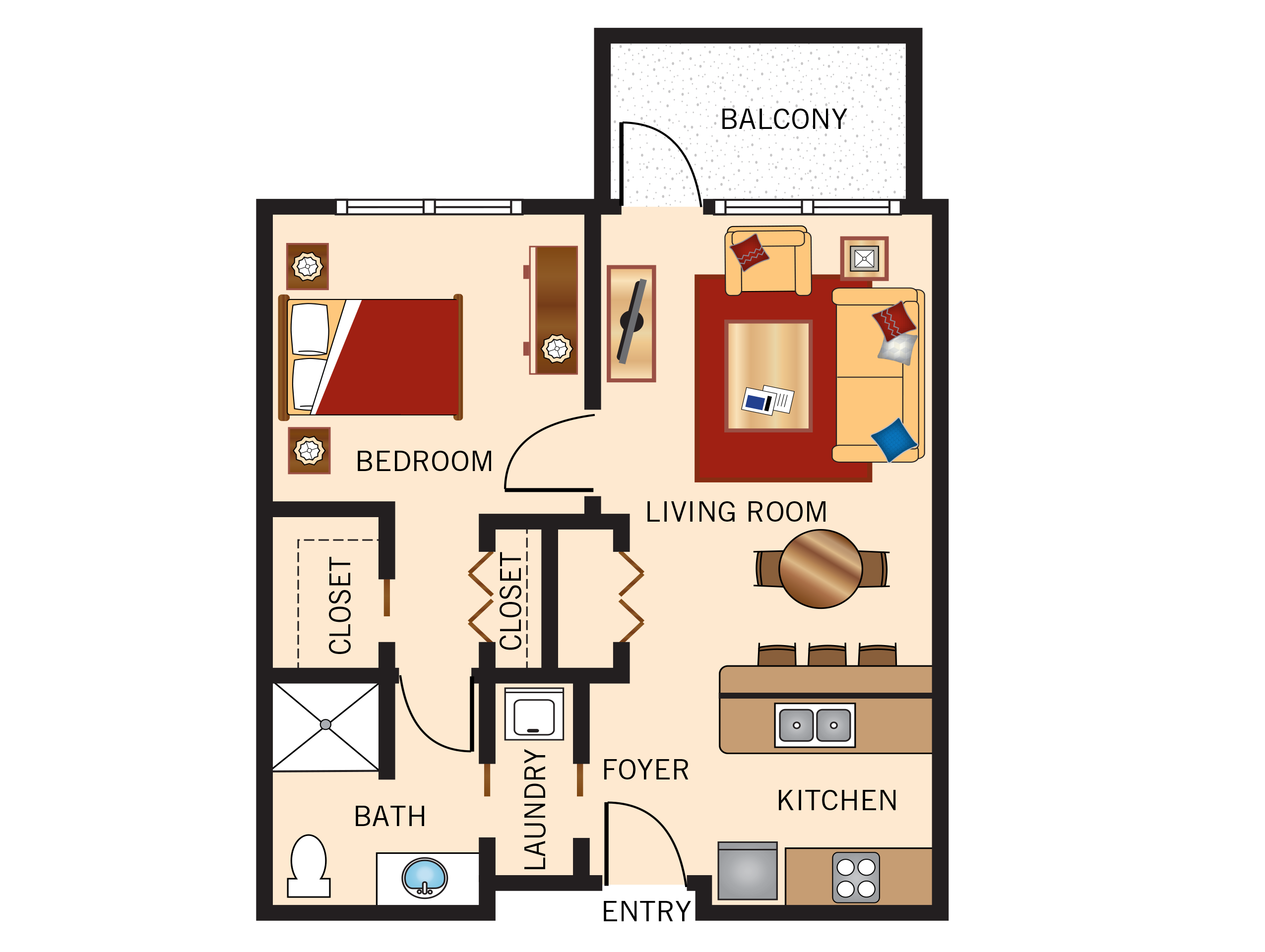 The Egret floor plan