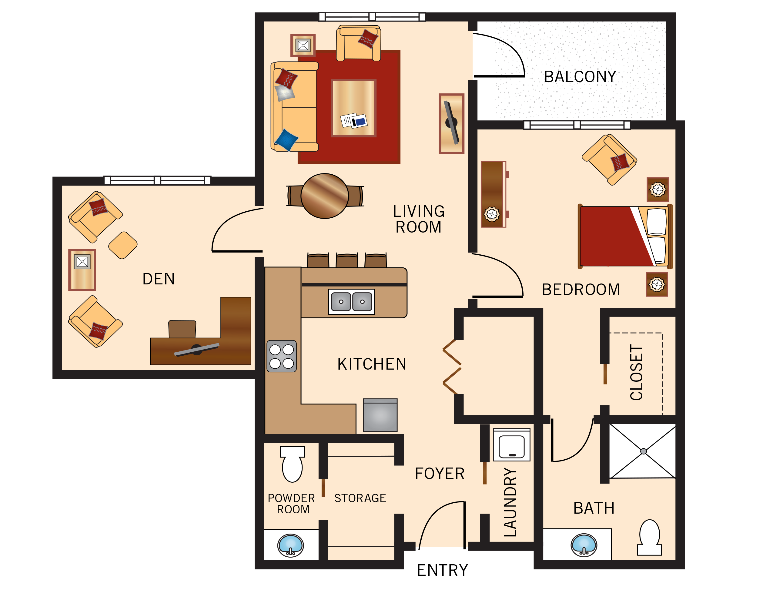 The Mockingbird floor plan