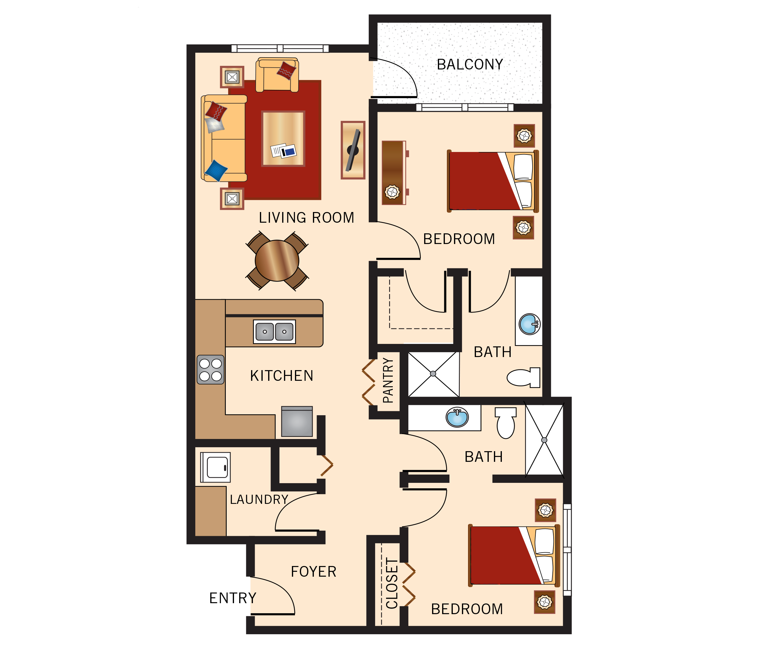 The Swan floor plan